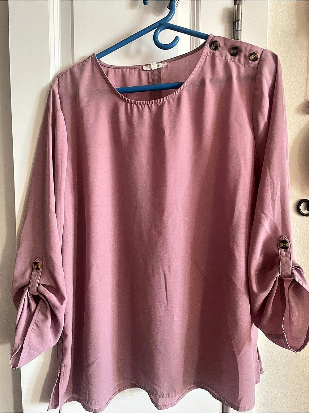 Maurices Pink Blouse Size XL